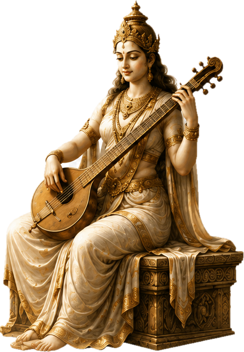 Saraswati, goddess of knowledge and arts